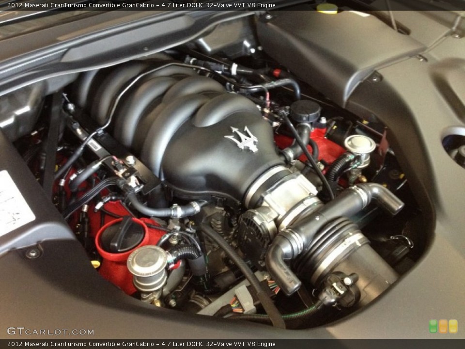 4.7 Liter DOHC 32-Valve VVT V8 Engine for the 2012 Maserati GranTurismo Convertible #65079263