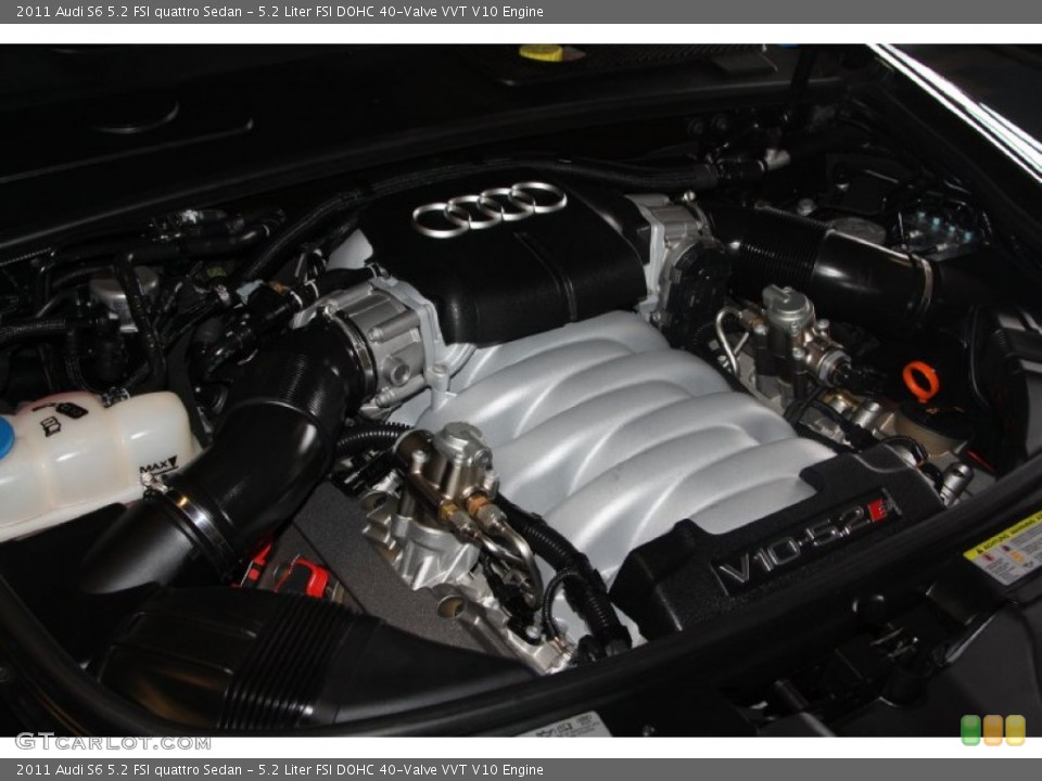 5.2 Liter FSI DOHC 40-Valve VVT V10 Engine for the 2011 Audi S6 #65081270