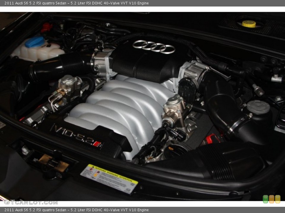 5.2 Liter FSI DOHC 40-Valve VVT V10 Engine for the 2011 Audi S6 #65081282
