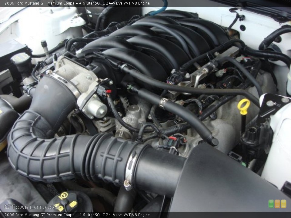 4.6 Liter SOHC 24-Valve VVT V8 Engine for the 2006 Ford Mustang #65087381