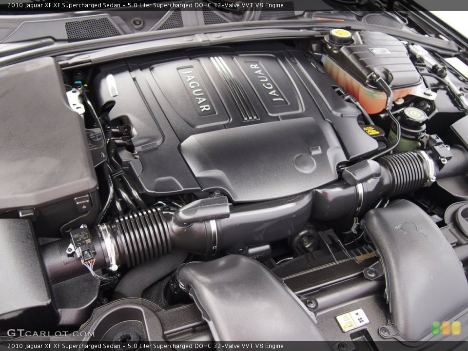 5.0 Liter Supercharged DOHC 32-Valve VVT V8 Engine for the 2010 Jaguar XF #65110274