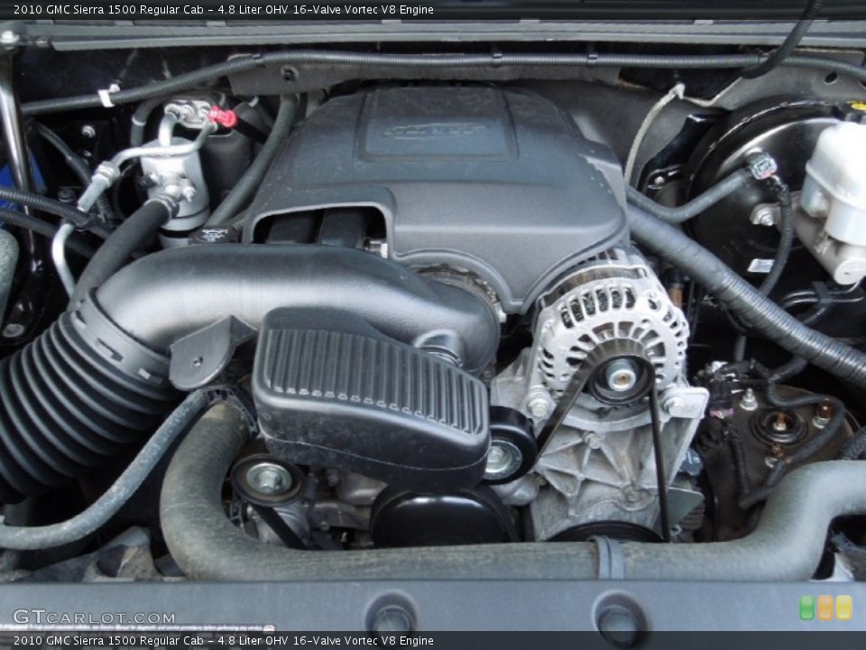 4.8 Liter OHV 16-Valve Vortec V8 Engine for the 2010 GMC Sierra 1500 #65126890
