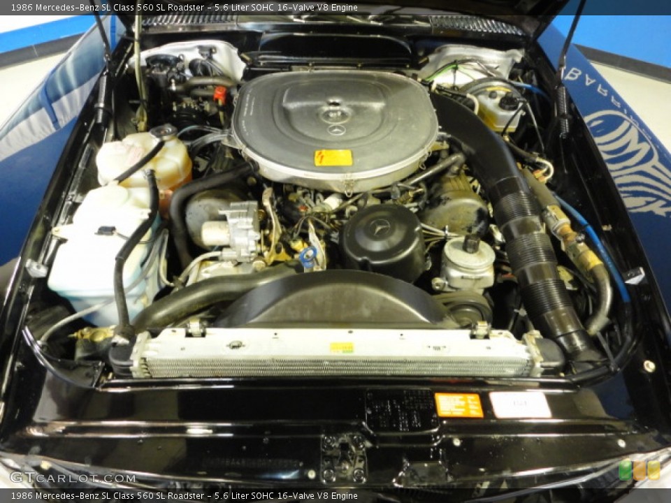5.6 Liter SOHC 16-Valve V8 Engine for the 1986 Mercedes-Benz SL Class #65128318