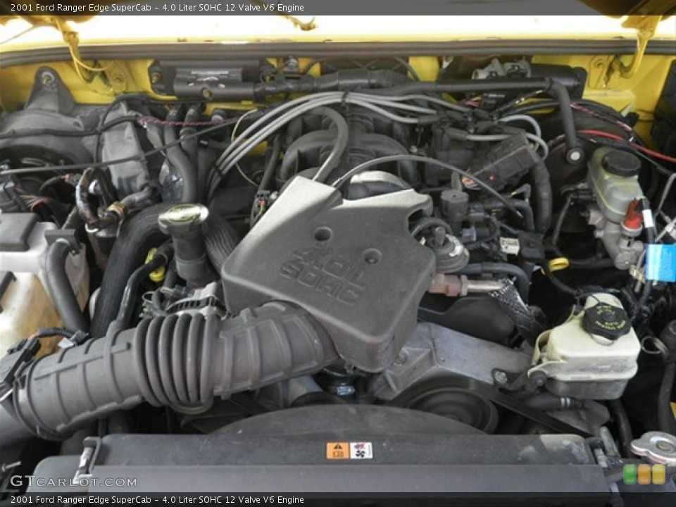 4.0 Liter SOHC 12 Valve V6 2001 Ford Ranger Engine