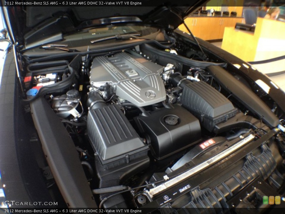 6.3 Liter AMG DOHC 32-Valve VVT V8 Engine for the 2012 Mercedes-Benz SLS #65140155