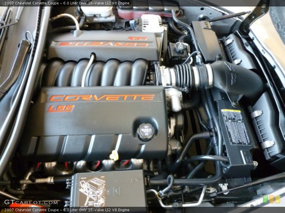 6.0 Liter OHV 16-Valve LS2 V8 Engine for the 2007 Chevrolet Corvette #65143845