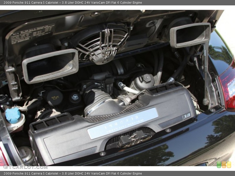 3.8 Liter DOHC 24V VarioCam DFI Flat 6 Cylinder Engine for the 2009 Porsche 911 #65223427