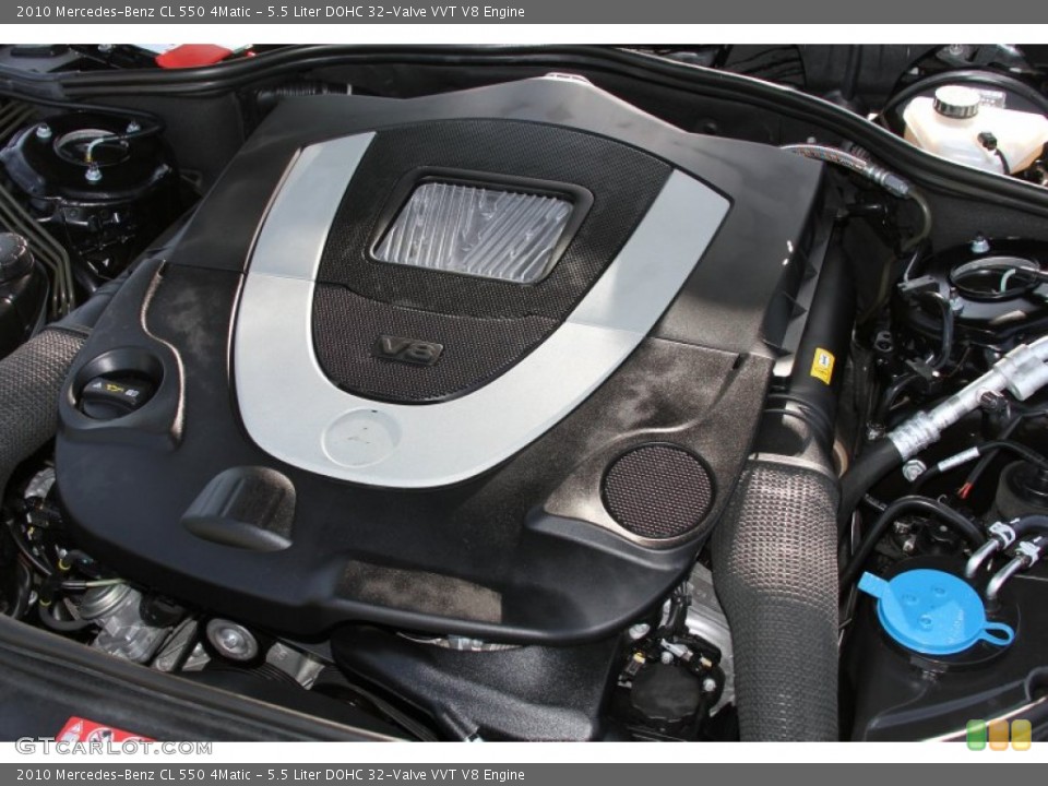 5.5 Liter DOHC 32-Valve VVT V8 2010 Mercedes-Benz CL Engine