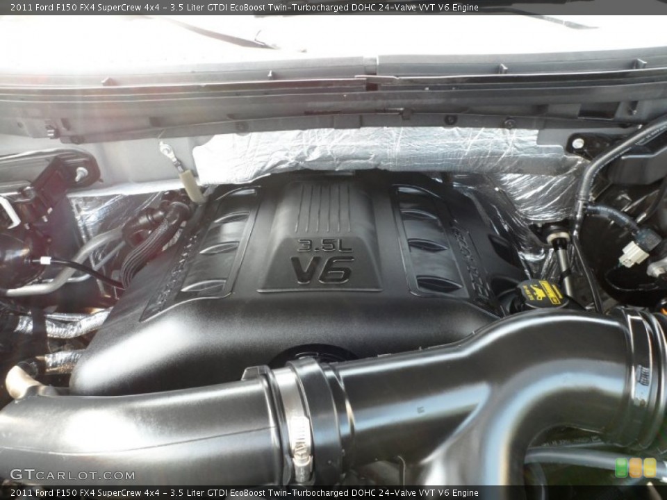 3.5 Liter GTDI EcoBoost Twin-Turbocharged DOHC 24-Valve VVT V6 Engine for the 2011 Ford F150 #65238959