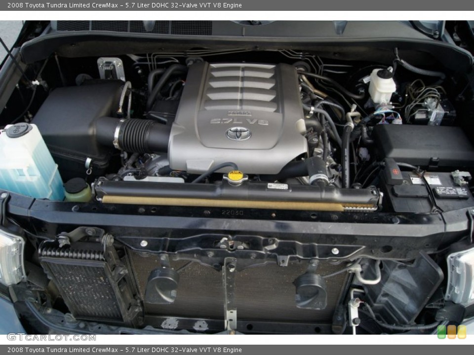 5.7 Liter DOHC 32-Valve VVT V8 Engine for the 2008 Toyota Tundra #65264855