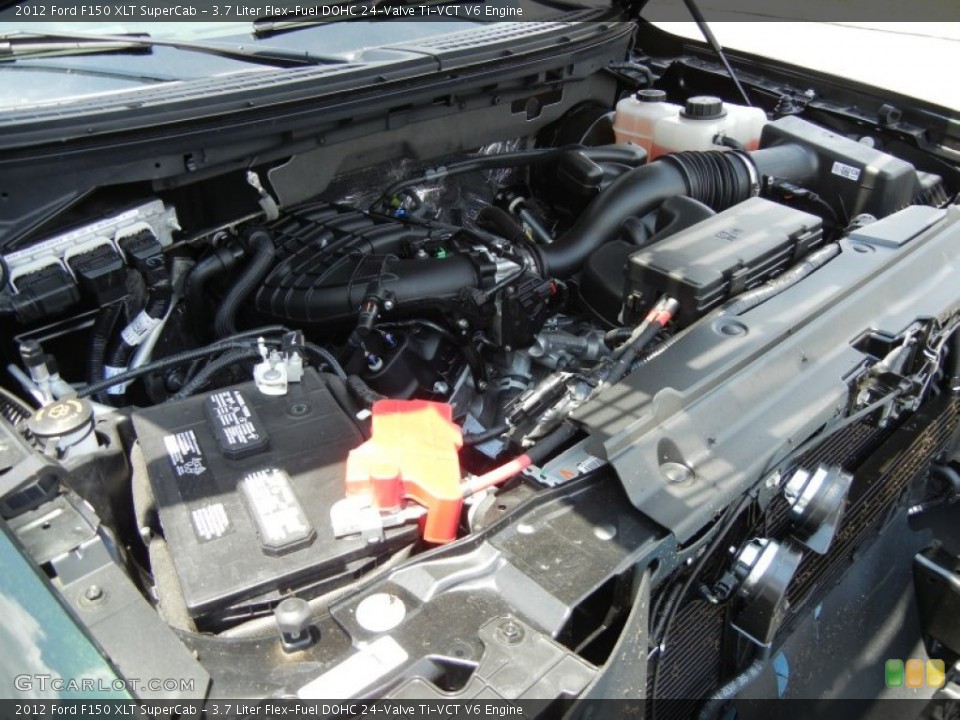 3.7 Liter Flex-Fuel DOHC 24-Valve Ti-VCT V6 Engine for the 2012 Ford F150 #65284289