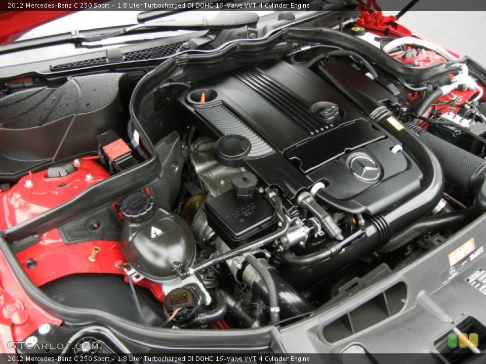 1.8 Liter Turbocharged DI DOHC 16-Valve VVT 4 Cylinder Engine for the 2012 Mercedes-Benz C #65291969