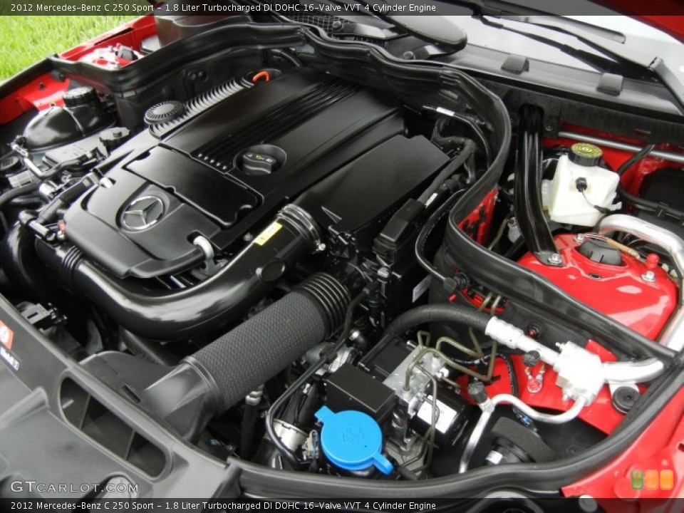 1.8 Liter Turbocharged DI DOHC 16-Valve VVT 4 Cylinder Engine for the 2012 Mercedes-Benz C #65291972