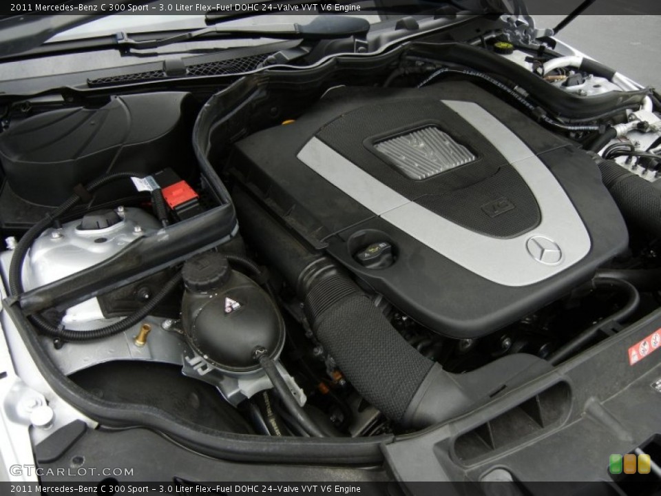 3.0 Liter Flex-Fuel DOHC 24-Valve VVT V6 Engine for the 2011 Mercedes-Benz C #65292227