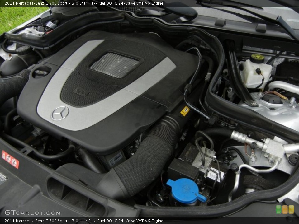 3.0 Liter Flex-Fuel DOHC 24-Valve VVT V6 Engine for the 2011 Mercedes-Benz C #65292233