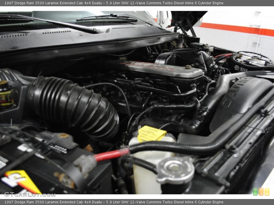 5.9 Liter OHV 12-Valve Cummins Turbo Diesel Inline 6 Cylinder Engine for the 1997 Dodge Ram 3500 #65296442