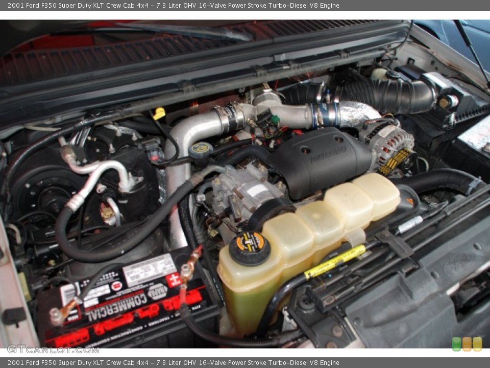 7.3 Liter OHV 16-Valve Power Stroke Turbo-Diesel V8 Engine for the 2001 Ford F350 Super Duty #65304155