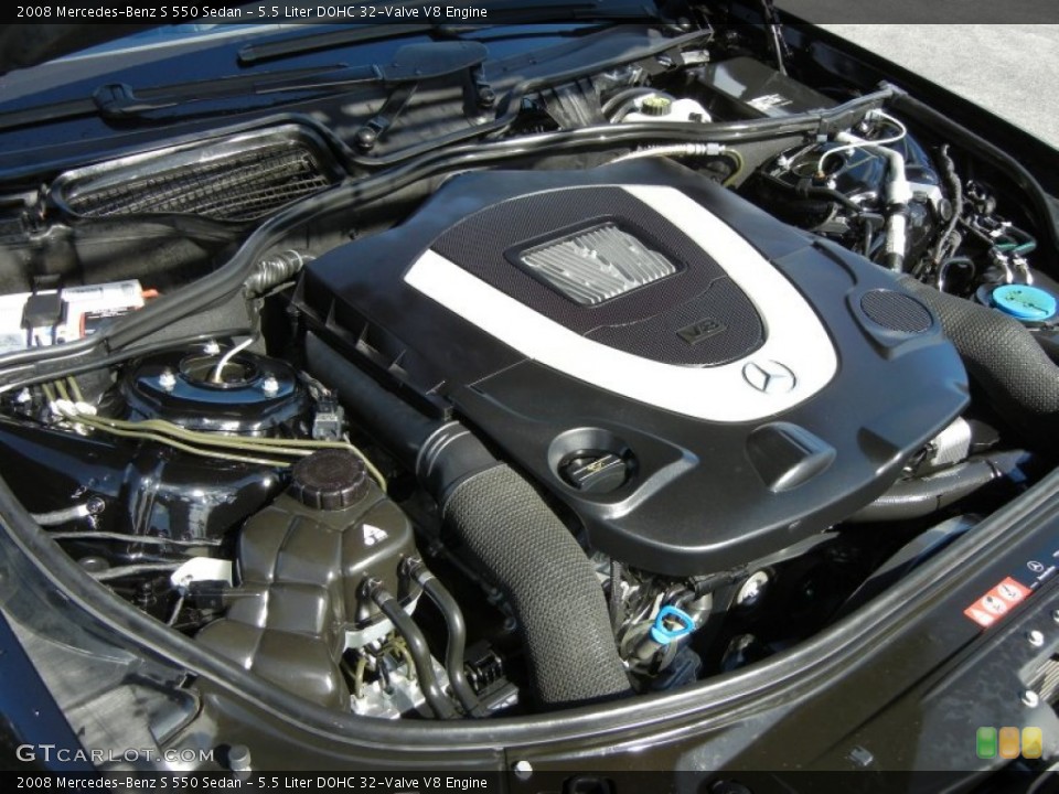 5.5 Liter DOHC 32-Valve V8 Engine for the 2008 Mercedes-Benz S #65316785