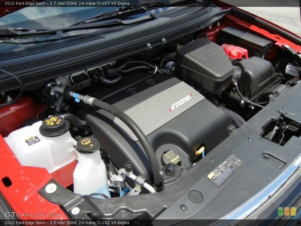 3.7 Liter DOHC 24-Valve Ti-VCT V6 Engine for the 2013 Ford Edge #65317304