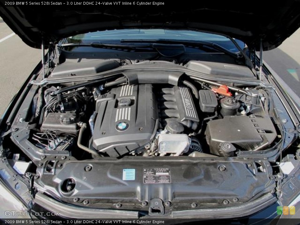 3.0 Liter DOHC 24-Valve VVT Inline 6 Cylinder Engine for the 2009 BMW 5 Series #65319911