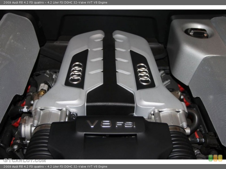 4.2 Liter FSI DOHC 32-Valve VVT V8 Engine for the 2009 Audi R8 #65320649