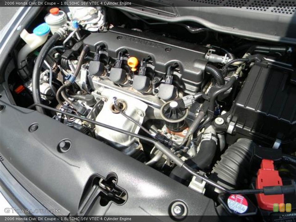 1.8L SOHC 16V VTEC 4 Cylinder 2006 Honda Civic Engine