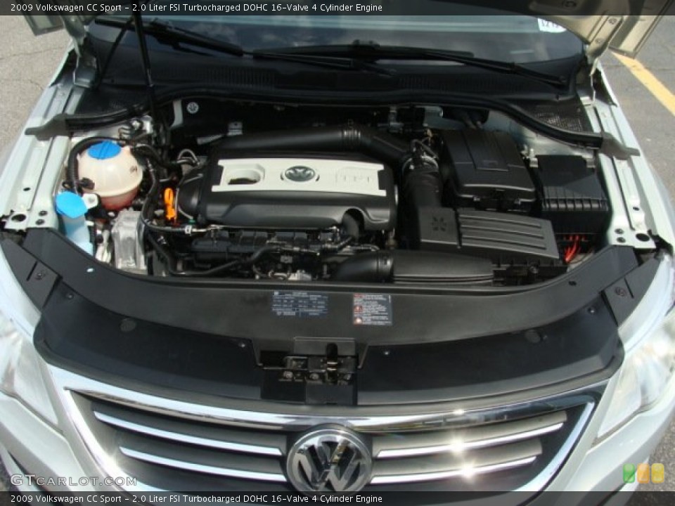 2.0 Liter FSI Turbocharged DOHC 16-Valve 4 Cylinder Engine for the 2009 Volkswagen CC #65335863