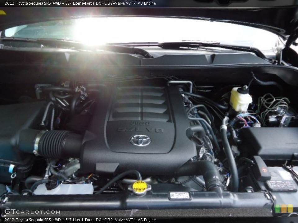 5.7 Liter i-Force DOHC 32-Valve VVT-i V8 Engine for the 2012 Toyota Sequoia #65357526