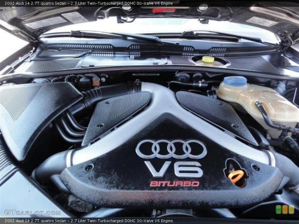 2.7 Liter Twin-Turbocharged DOHC 30-Valve V6 Engine for the 2002 Audi S4 #65378502