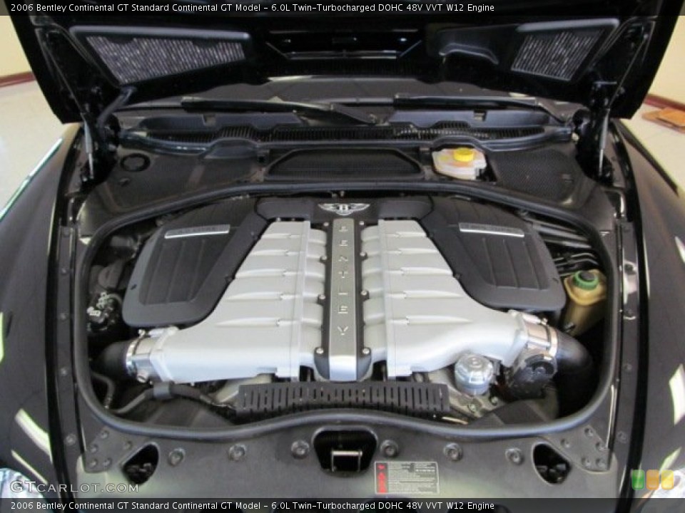 6.0L Twin-Turbocharged DOHC 48V VVT W12 Engine for the 2006 Bentley Continental GT #65386725