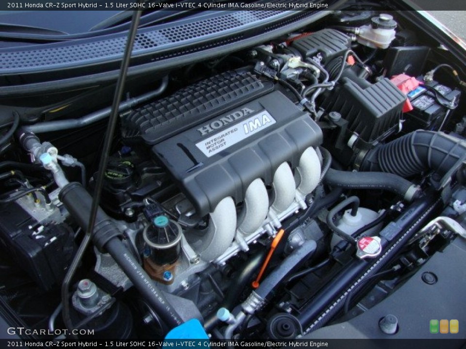 1.5 Liter SOHC 16-Valve i-VTEC 4 Cylinder IMA Gasoline/Electric Hybrid Engine for the 2011 Honda CR-Z #65389869
