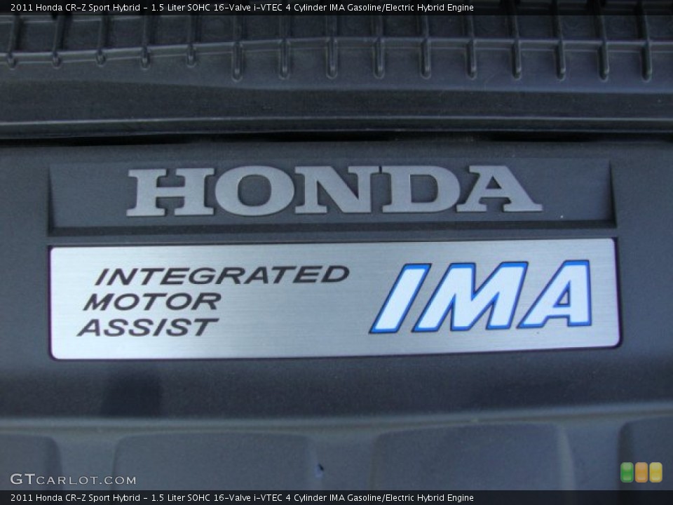 1.5 Liter SOHC 16-Valve i-VTEC 4 Cylinder IMA Gasoline/Electric Hybrid Engine for the 2011 Honda CR-Z #65389875
