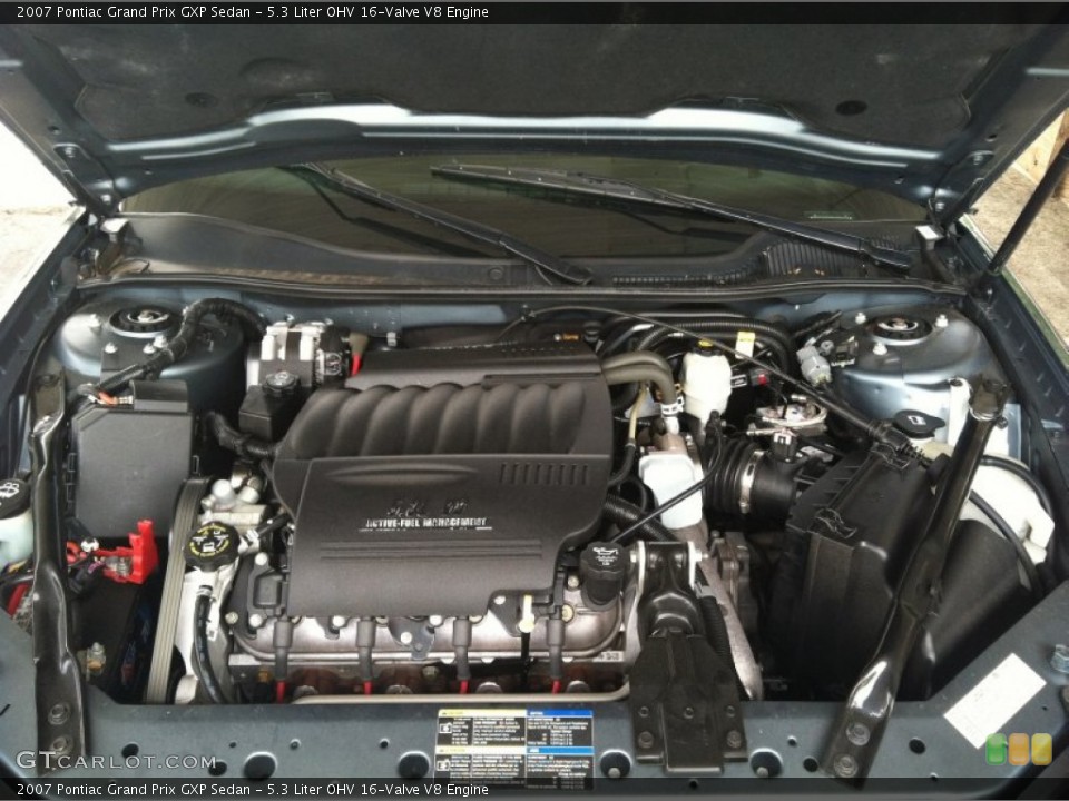 5.3 Liter OHV 16-Valve V8 2007 Pontiac Grand Prix Engine