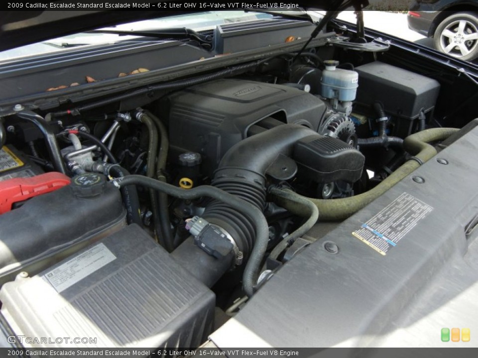 6.2 Liter OHV 16-Valve VVT Flex-Fuel V8 Engine for the 2009 Cadillac Escalade #65419389