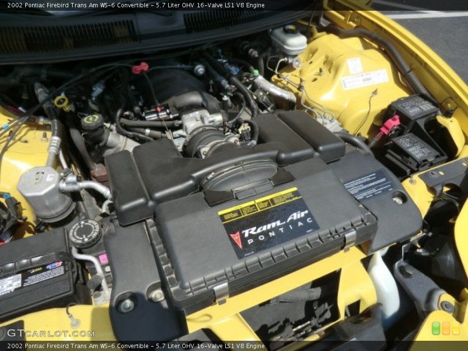 5.7 Liter OHV 16-Valve LS1 V8 Engine for the 2002 Pontiac Firebird #65422566