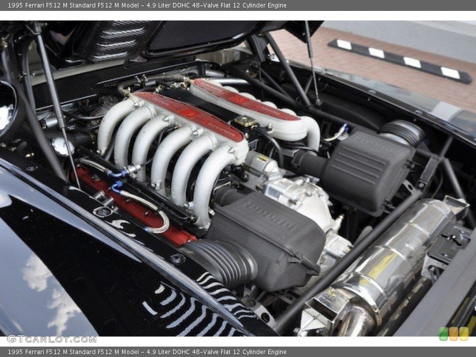 4.9 Liter DOHC 48-Valve Flat 12 Cylinder Engine for the 1995 Ferrari F512 M #65436582