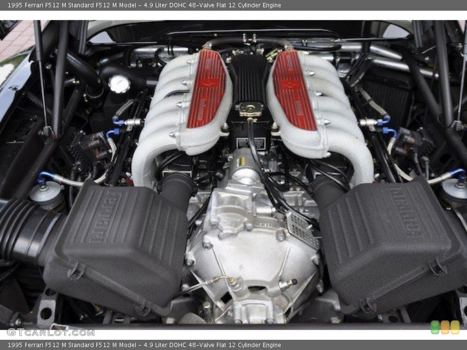 4.9 Liter DOHC 48-Valve Flat 12 Cylinder Engine for the 1995 Ferrari F512 M #65436591