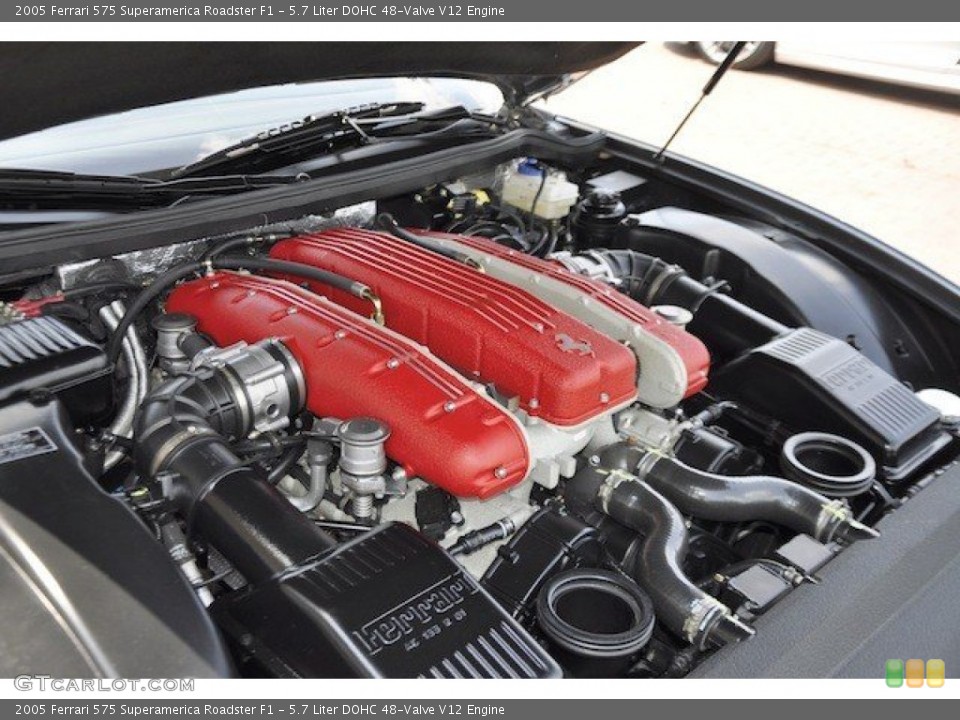 5.7 Liter DOHC 48-Valve V12 Engine for the 2005 Ferrari 575 Superamerica #65436970