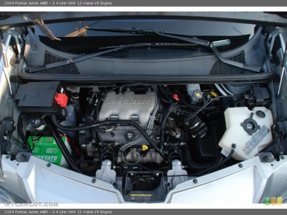 3.4 Liter OHV 12-Valve V6 Engine for the 2004 Pontiac Aztek #65440839