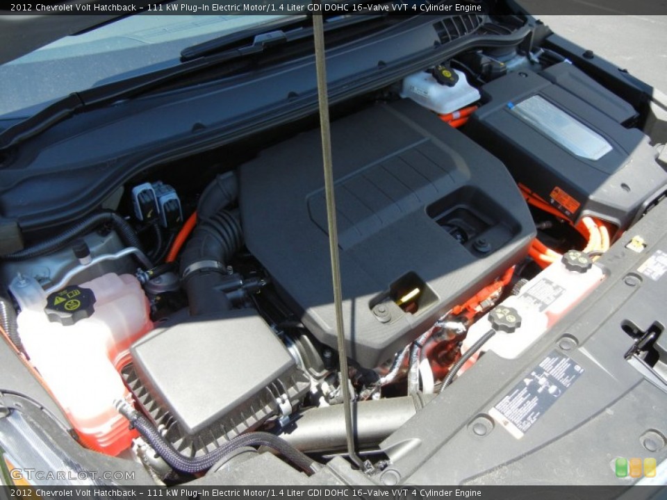 111 kW Plug-In Electric Motor/1.4 Liter GDI DOHC 16-Valve VVT 4 Cylinder Engine for the 2012 Chevrolet Volt #65463115