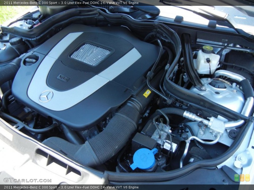 3.0 Liter Flex-Fuel DOHC 24-Valve VVT V6 Engine for the 2011 Mercedes-Benz C #65463529