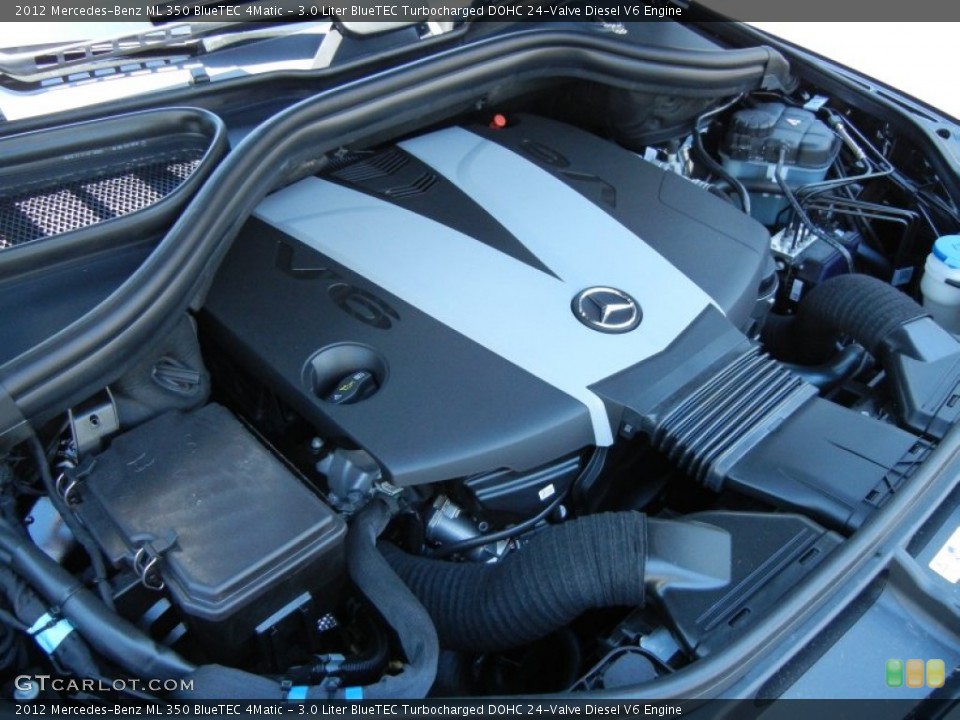 3.0 Liter BlueTEC Turbocharged DOHC 24-Valve Diesel V6 2012 Mercedes-Benz ML Engine