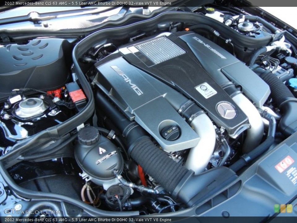 5.5 Liter AMG Biturbo DI DOHC 32-Vale VVT V8 Engine for the 2012 Mercedes-Benz CLS #65464936