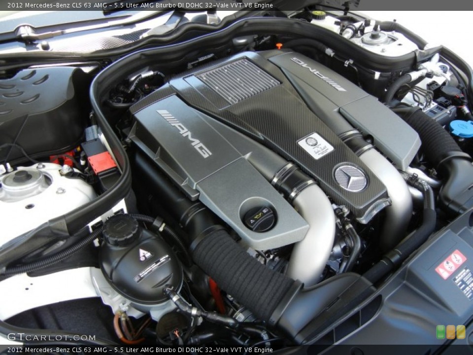 5.5 Liter AMG Biturbo DI DOHC 32-Vale VVT V8 Engine for the 2012 Mercedes-Benz CLS #65465219