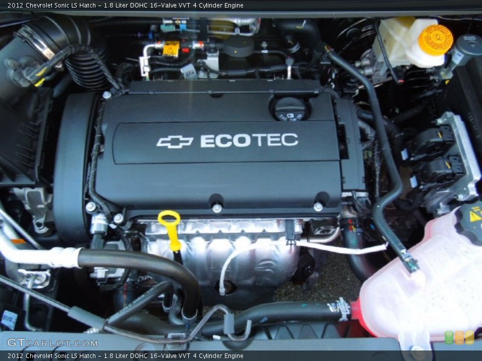 1.8 Liter DOHC 16-Valve VVT 4 Cylinder 2012 Chevrolet Sonic Engine