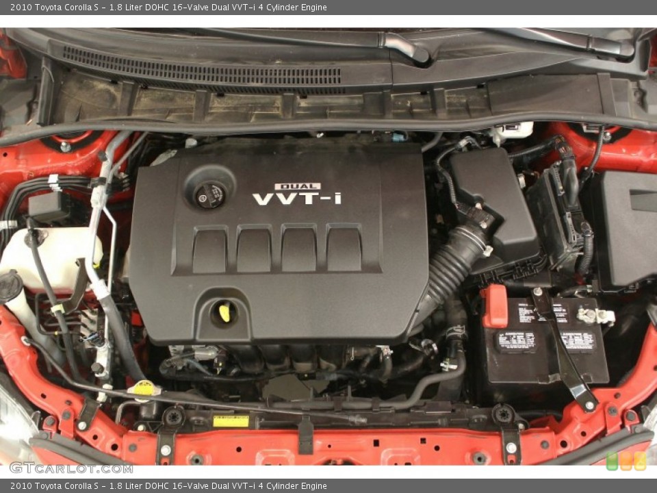1.8 Liter DOHC 16-Valve Dual VVT-i 4 Cylinder Engine for the 2010 Toyota Corolla #65477590