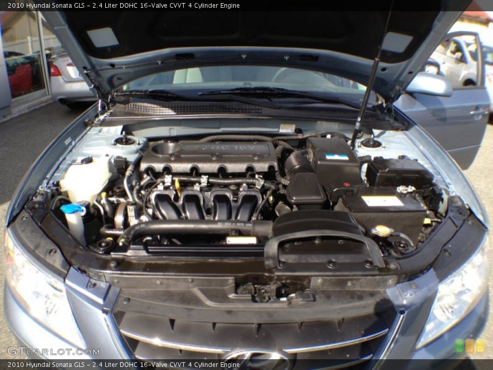 2.4 Liter DOHC 16-Valve CVVT 4 Cylinder Engine for the 2010 Hyundai Sonata #65482164