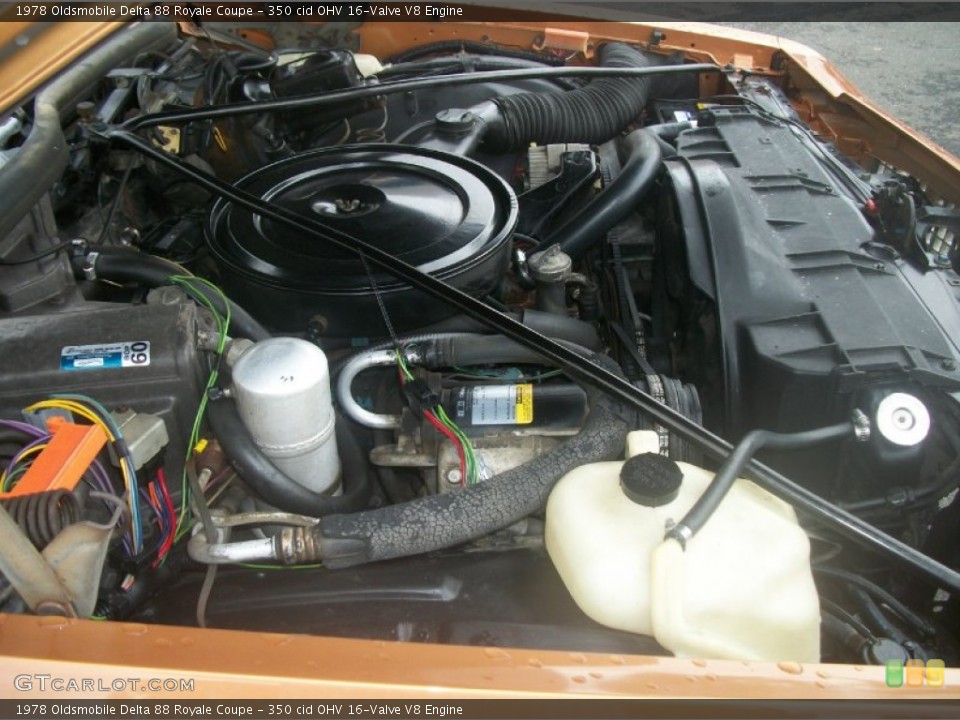 350 cid OHV 16-Valve V8 Engine for the 1978 Oldsmobile Delta 88 #65492311