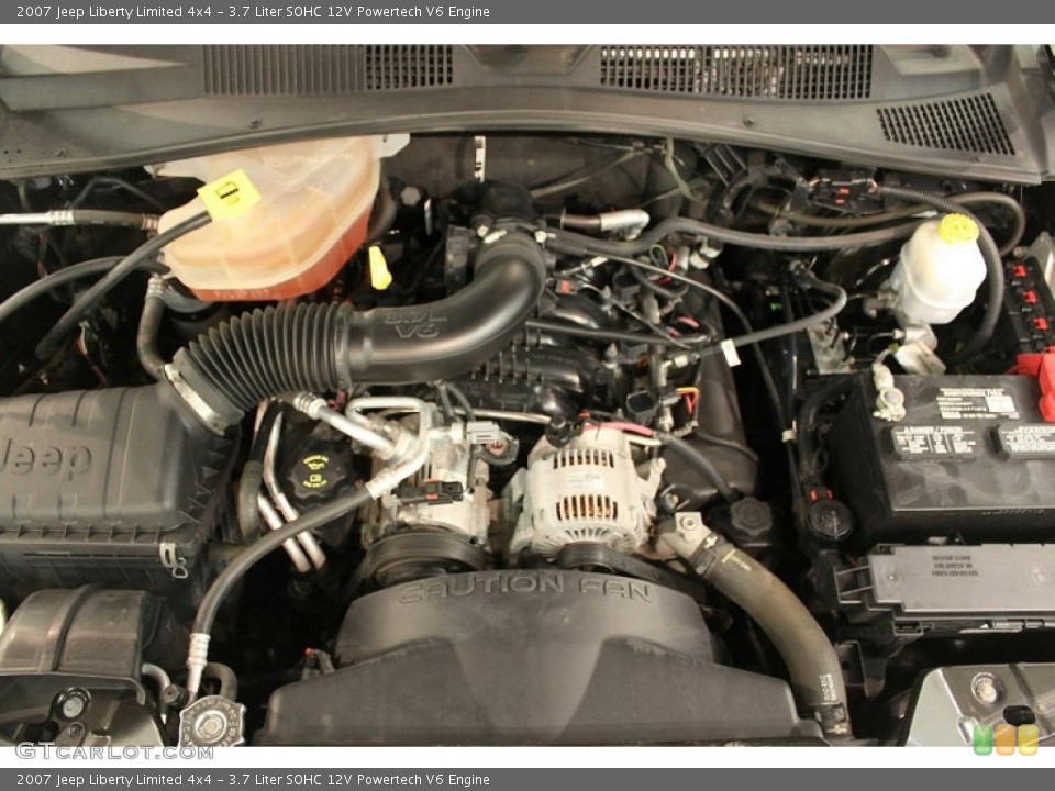 3.7 Liter SOHC 12V Powertech V6 Engine for the 2007 Jeep Liberty #65496428