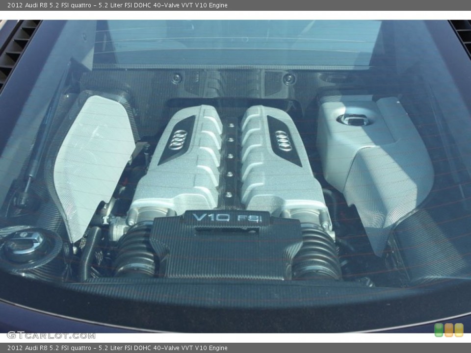 5.2 Liter FSI DOHC 40-Valve VVT V10 Engine for the 2012 Audi R8 #65501411